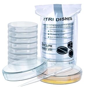 20 Pack Petri Dishes with Pipettes